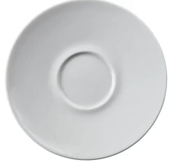 PRO.MUNDI Sous-tasse à expresso rond blanc porcelaine Ø 12 cm Slim O Hot