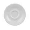 Aucune Sous-tasse à expresso rond blanc porcelaine Ø 12 cm Paula Discount