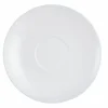 ARCOROC Sous-tasse à expresso rond blanc verre opal Ø 11,2 cm Restaurant New