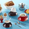 Sous-tasse à expresso rond blanc porcelaine Ø 12 cm Emotions - PRO.MUNDI Hot