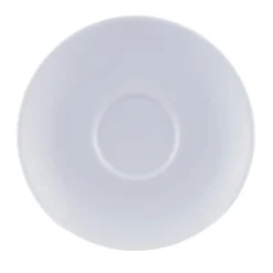 Sous-tasse à expresso rond blanc porcelaine Ø 12 cm Emotions - PRO.MUNDI Hot