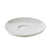 Sous-tasse à expresso rond Blanc albâtre porcelaine culinaire Ø 13 cm Madeleine - REVOL Hot