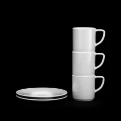 Sous-tasse à expresso rond blanc mélamine Ø 11,5 cm Prestige - PLATEX New