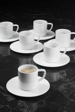 Sous-tasse à expresso rond blanc mélamine Ø 11,5 cm Prestige - PLATEX New