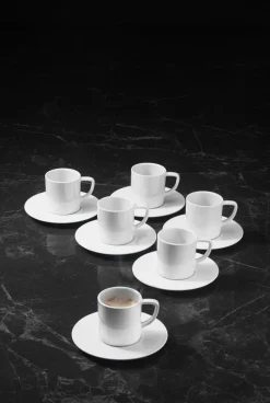 Sous-tasse à expresso rond blanc mélamine Ø 11,5 cm Prestige - PLATEX New