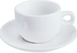 Sous-tasse à expresso rond blanc porcelaine Ø 14 cm Scandia - Aucune Discount