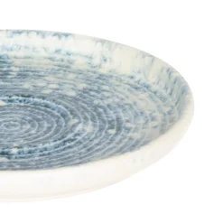 Sous tasse expresso rond bleu grès émaillé Ø 12 cm Ice - ACCOLADE Clearance