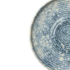 Sous tasse expresso rond bleu grès émaillé Ø 12 cm Ice - ACCOLADE Clearance