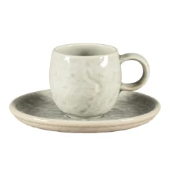 Sous-tasse à expresso rond céladon porcelaine vitrifiée Ø 13 cm Krush - RAK Clearance