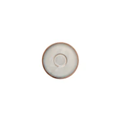 PRO.MUNDI Sous tasse à expresso rond gris bleu porcelaine Ø 12 cm Serena Clearance