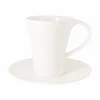 RAK Sous-tasse à expresso rond ivoire porcelaine vitrifiée Ø 14,5 cm Giro Best