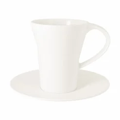 RAK Sous-tasse à expresso rond ivoire porcelaine vitrifiée Ø 14,5 cm Giro Best