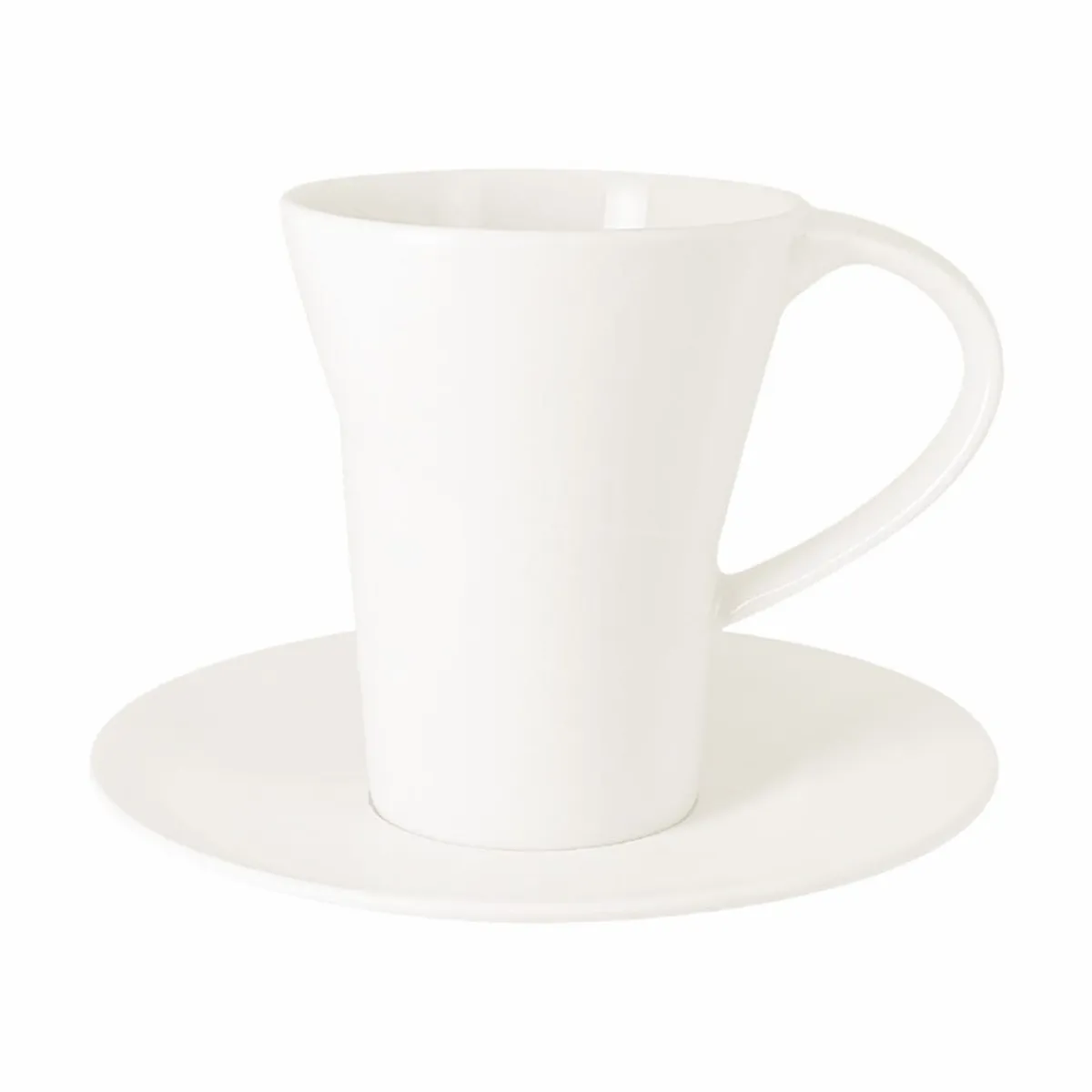 RAK Sous-tasse à expresso rond ivoire porcelaine vitrifiée Ø 14,5 cm Giro Best
