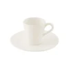 Sous-tasse à expresso rond ivoire porcelaine vitrifiée Banquet - RAK Sale