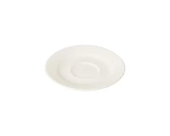 Sous-tasse à expresso rond ivoire porcelaine vitrifiée Banquet - RAK Sale