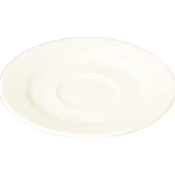 RAK Sous-tasse à expresso rond ivoire porcelaine vitrifiée Ø 13 cm Ondine Hot