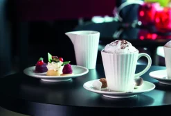 RAK Sous-tasse à expresso rond ivoire porcelaine vitrifiée Ø 12,5 cm Metropolis Online