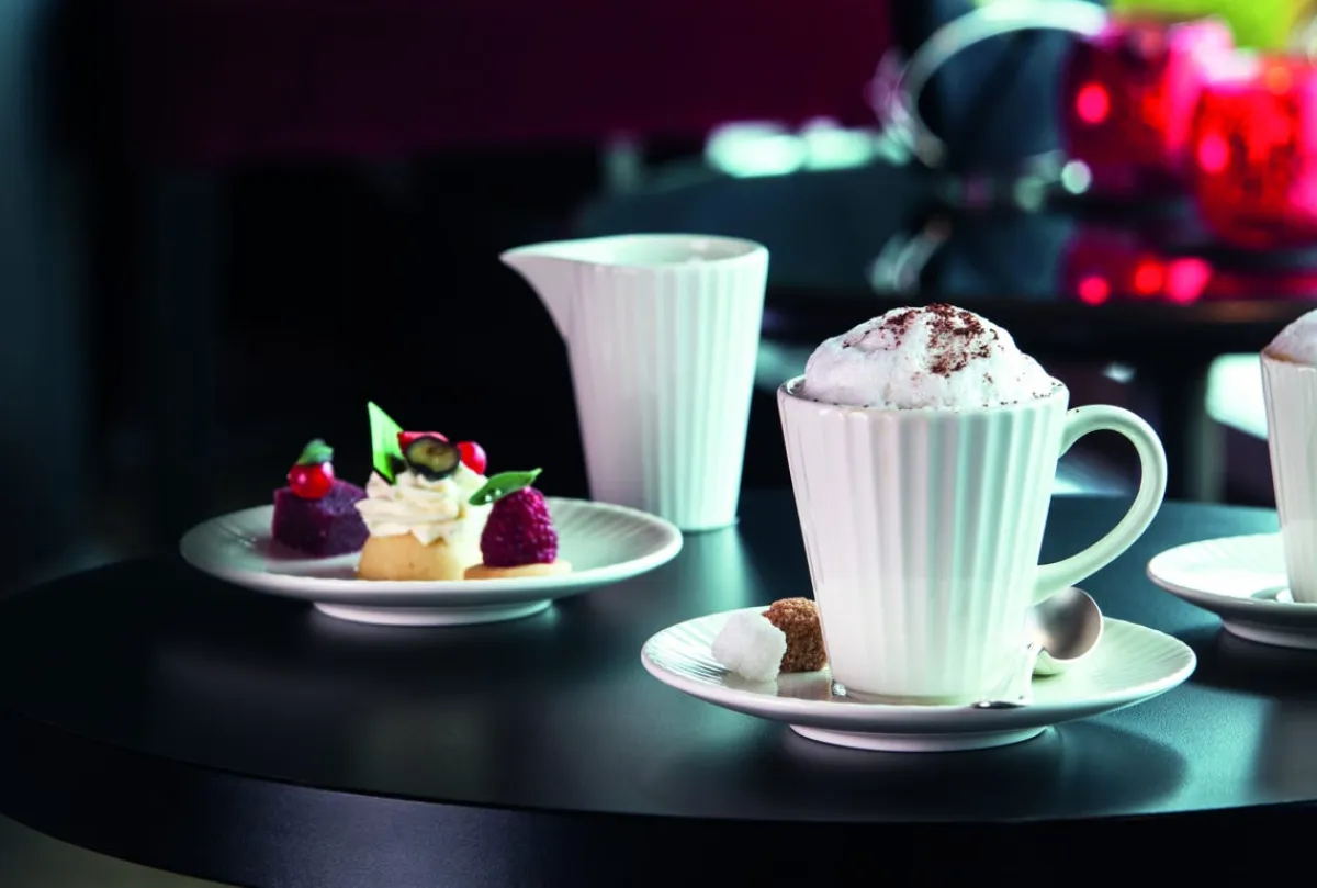 RAK Sous-tasse à expresso rond ivoire porcelaine vitrifiée Ø 12,5 cm Metropolis Online