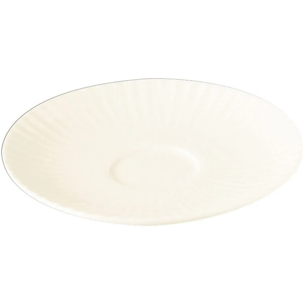 RAK Sous-tasse à expresso rond ivoire porcelaine vitrifiée Ø 12,5 cm Metropolis Online