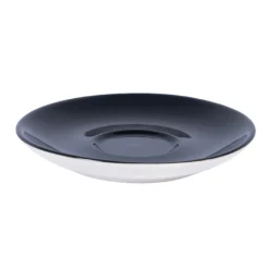 Sous-tasse à expresso rond noir porcelaine Ø 12 cm Emotions - PRO.MUNDI Outlet