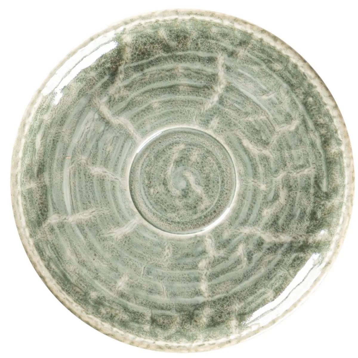 RAK Sous-tasse à expresso rond Sage porcelaine vitrifiée Ø 17 cm Krush Online