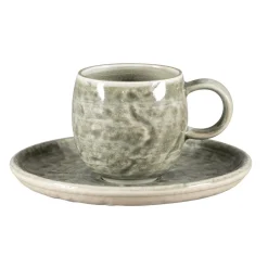 RAK Sous-tasse à expresso rond Sage porcelaine vitrifiée Ø 13 cm Krush Outlet