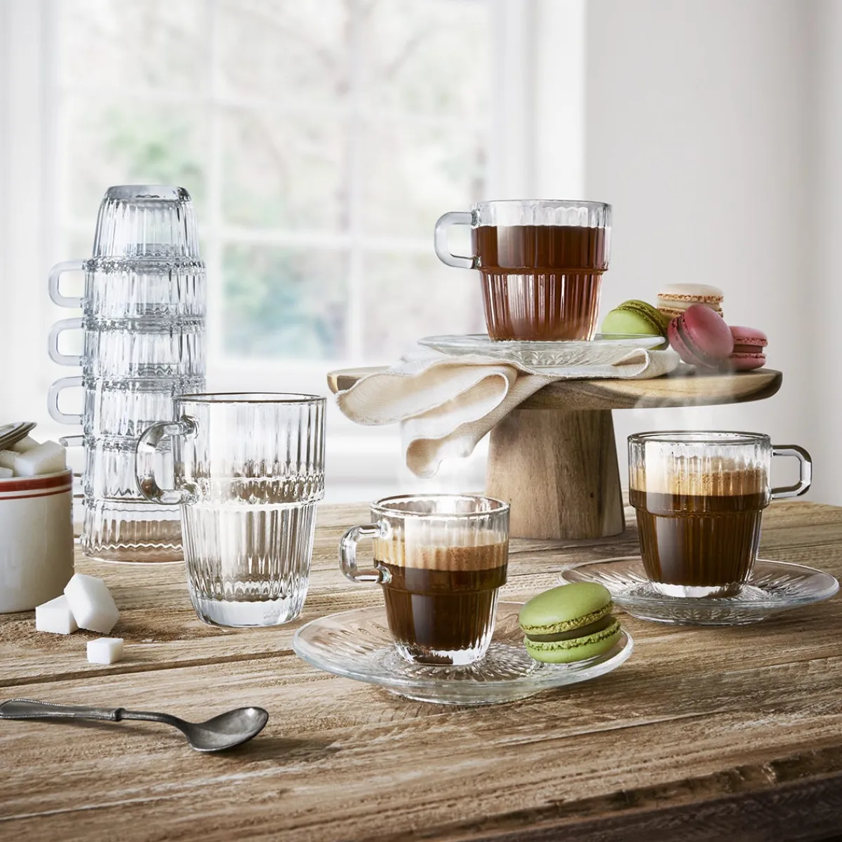 BORMIOLI ROCCO Sous-tasse expresso transparent verre trempé Ø 14 cm Barshine Online