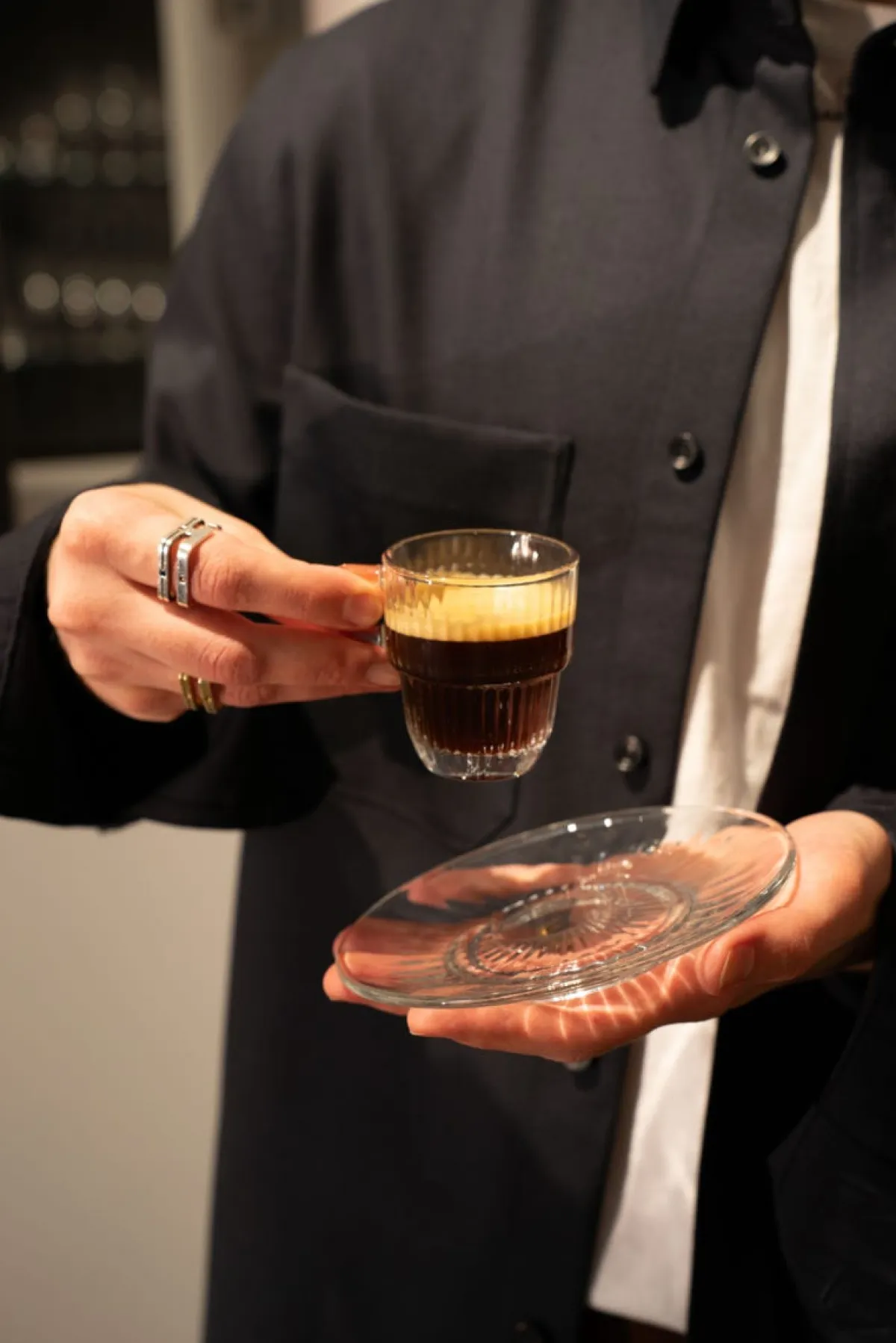 BORMIOLI ROCCO Sous-tasse expresso transparent verre trempé Ø 14 cm Barshine Online