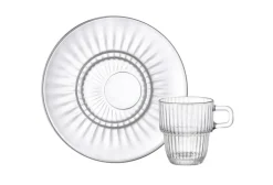 BORMIOLI ROCCO Sous-tasse expresso transparent verre trempé Ø 14 cm Barshine Online
