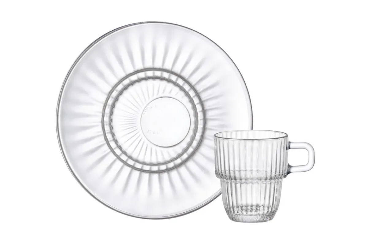 BORMIOLI ROCCO Sous-tasse expresso transparent verre trempé Ø 14 cm Barshine Online