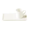 RAK Sous tasse rectangulaire ivoire porcelaine vitrifiée 24 cm Allspice New