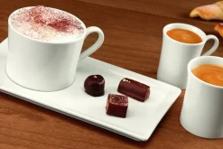 RAK Sous tasse rectangulaire ivoire porcelaine vitrifiée 24 cm Allspice New