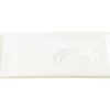 RAK Sous tasse rectangulaire ivoire porcelaine vitrifiée 18 cm Allspice