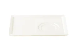RAK Sous tasse rectangulaire ivoire porcelaine vitrifiée 18 cm Allspice