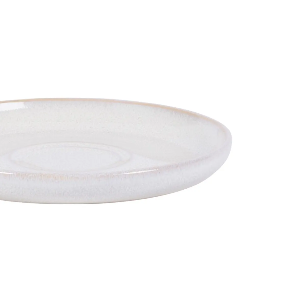 Sous tasse rond Beige rosé grès émaillé Ø 14 cm Pearl - PRO.MUNDI Best