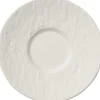 VILLEROY & BOCH Sous tasse rond blanc porcelaine Ø 12 cm The Rock Online