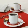 Sous tasse rond blanc porcelaine Ø 16,9 cm Donna Senior - SCHONWALD New
