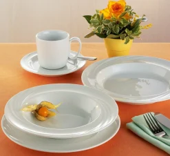 SCHONWALD Sous tasse rond blanc porcelaine Ø 16,9 cm Donna Senior Clearance