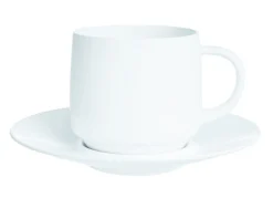ARCOROC Sous tasse rond blanc verre opal Ø 15,4 cm Intensity Baril Best