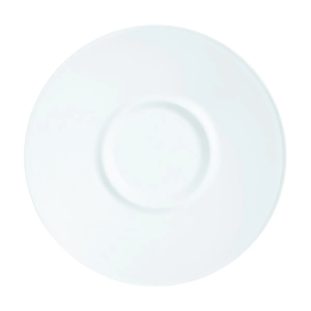 ARCOROC Sous tasse rond blanc verre opal Ø 15,4 cm Intensity Baril Best