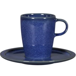 RAK Sous tasse rond bleu porcelaine vitrifiée Ø 16,3 cm stone Ease Hot