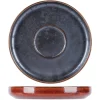 Sous tasse rond brun porcelaine Ø 11 cm Elements Maroon - PROOF Hot