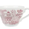 Sous tasse rond Georgian Cranberry Willow porcelaine vitrifiée Ø 14,1 cm Vintage Prints Cramberry Willow - CHURCHILL