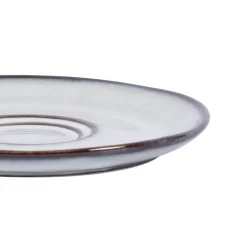 Sous tasse rond gris grès émaillé Ø 14 cm Sky - PRO.MUNDI Sale
