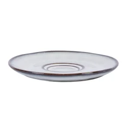 Sous tasse rond gris grès émaillé Ø 14 cm Sky - PRO.MUNDI Sale