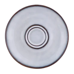 Sous tasse rond gris grès émaillé Ø 14 cm Sky - PRO.MUNDI Sale