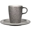 Sous tasse rond gris porcelaine vitrifiée Ø 16,3 cm stone Ease - RAK Best
