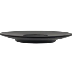Sous tasse rond noir porcelaine Ø 12 cm  Zinc Ouessant - LA ROCHERE Best