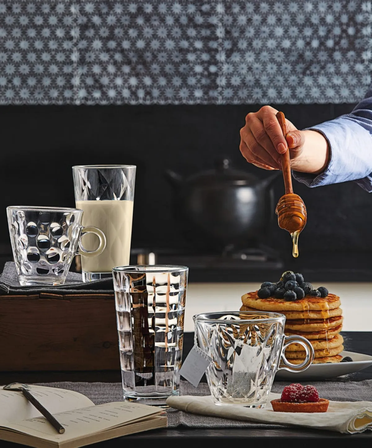 BORMIOLI ROCCO Sous tasse rond transparent verre trempé Ø 14 cm Easy Bar Hot