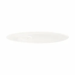 Sous-tasse à thé / déjeuner gourmand rond ivoire porcelaine vitrifiée 29 cm Giro - RAK Hot